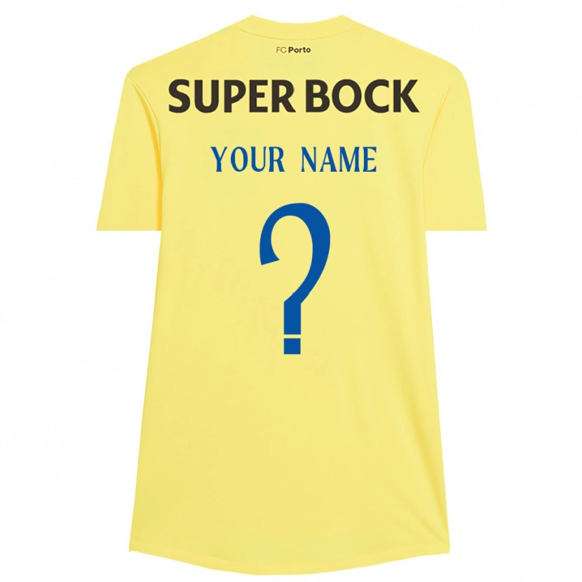 Danxen Damen FC Porto Hellgelb Schwarz Trikot Torwarttrikot 2025/26