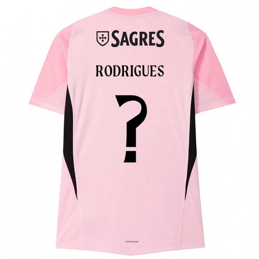 Danxen Damen Miguel Rodrigues #0 Trikot Rosa Schwarz Torwarttrikot 2025/26