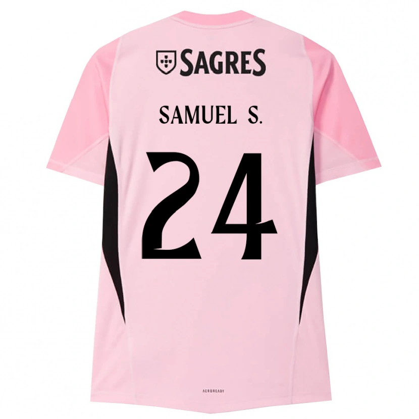 Danxen Damen Samuel Soares #24 Trikot Rosa Schwarz Torwarttrikot 2025/26