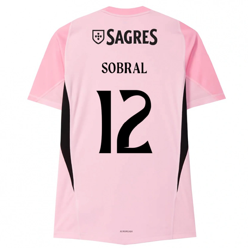 Danxen Damen Gonçalo Sobral #12 Trikot Rosa Schwarz Torwarttrikot 2025/26