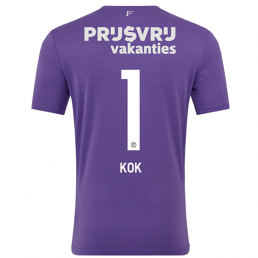 Danxen Damen Stefan Kok #1 Trikot Violett Weiß Torwarttrikot 2025/26