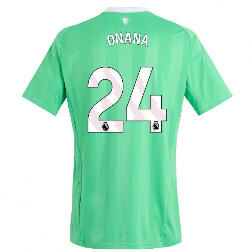 Danxen Damen André Onana #24 Trikot Smaragdgrün Torwarttrikot 2025/26