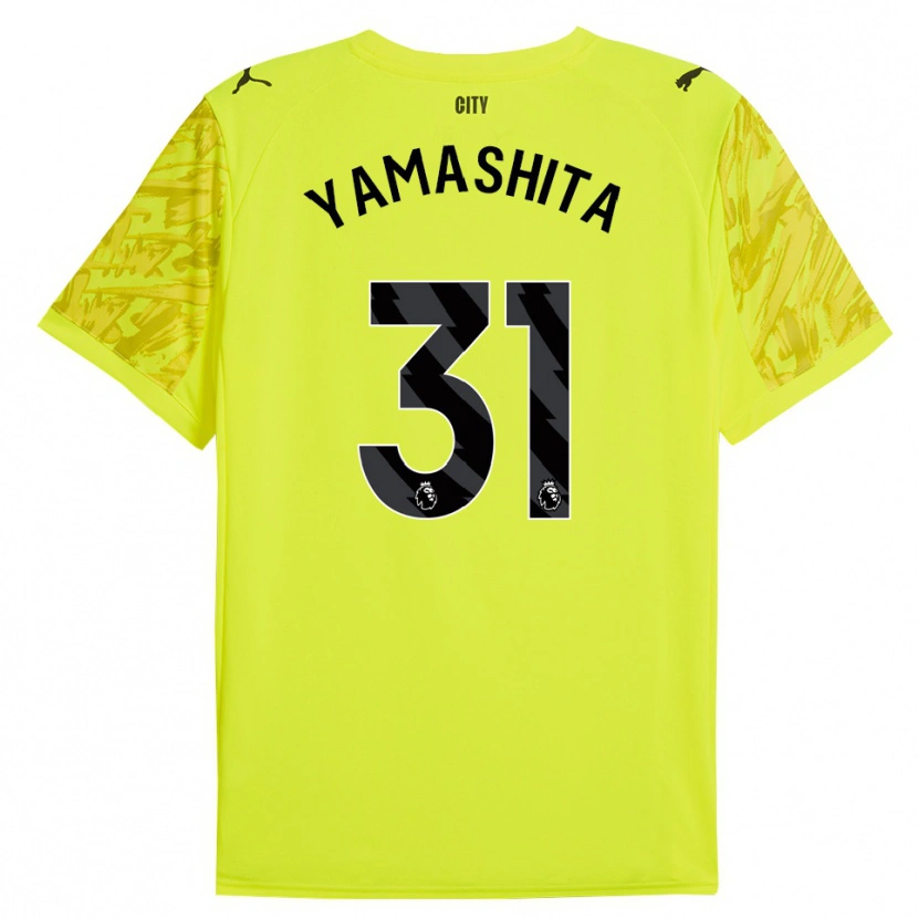 Danxen Damen Ayaka Yamashita #31 Trikot Gelb Orange Schwarz Torwarttrikot 2025/26
