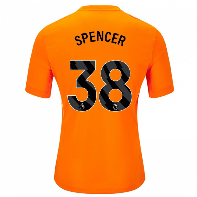 Danxen Damen Becky Spencer #38 Trikot Orange Schwarz Torwarttrikot 2025/26
