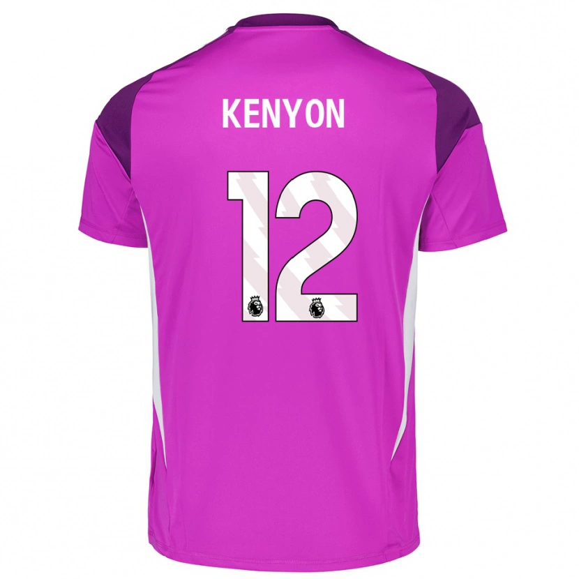 Danxen Damen George Kenyon #12 Trikot Violett Weiß Torwarttrikot 2025/26