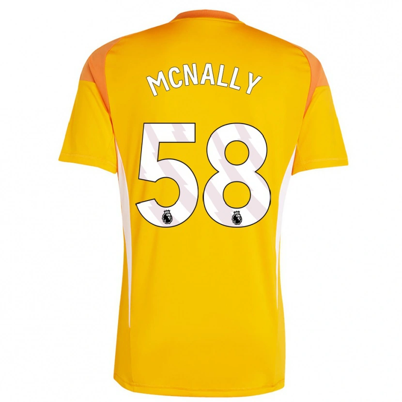 Danxen Damen Alfie McNally #58 Trikot Orange Weiß Torwarttrikot 2025/26