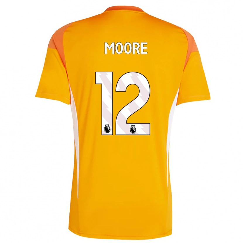 Danxen Damen Daniel Moore #12 Trikot Orange Weiß Torwarttrikot 2025/26
