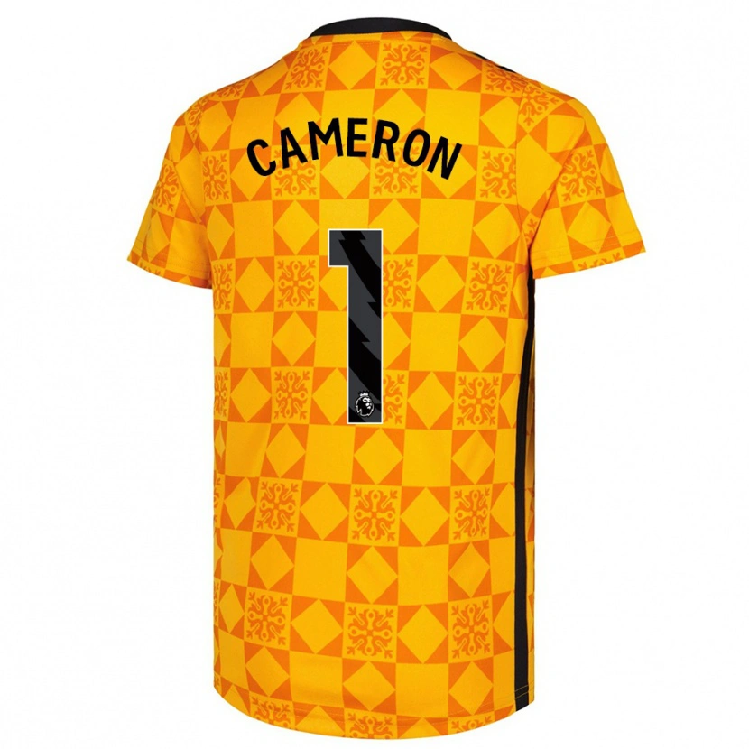 Danxen Damen Dan Cameron #1 Trikot Gelb Schwarz Torwarttrikot 2025/26