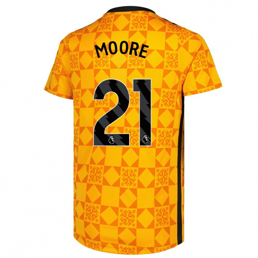 Danxen Damen Simon Moore #21 Trikot Gelb Schwarz Torwarttrikot 2025/26