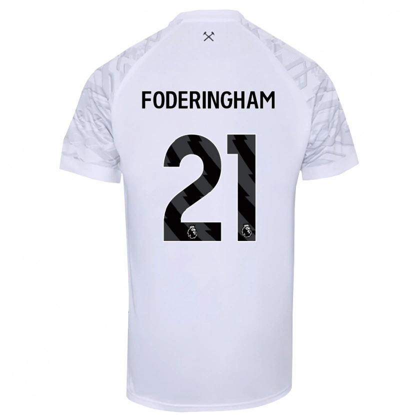 Danxen Damen Wes Foderingham #21 Trikot Schwarz Weiß Torwarttrikot 2025/26