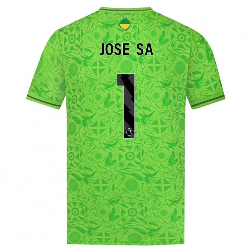 Danxen Damen José Sá #1 Trikot Grün Schwarz Torwarttrikot 2025/26