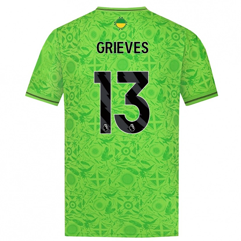 Danxen Damen Xander Grieves #13 Trikot Grün Schwarz Torwarttrikot 2025/26