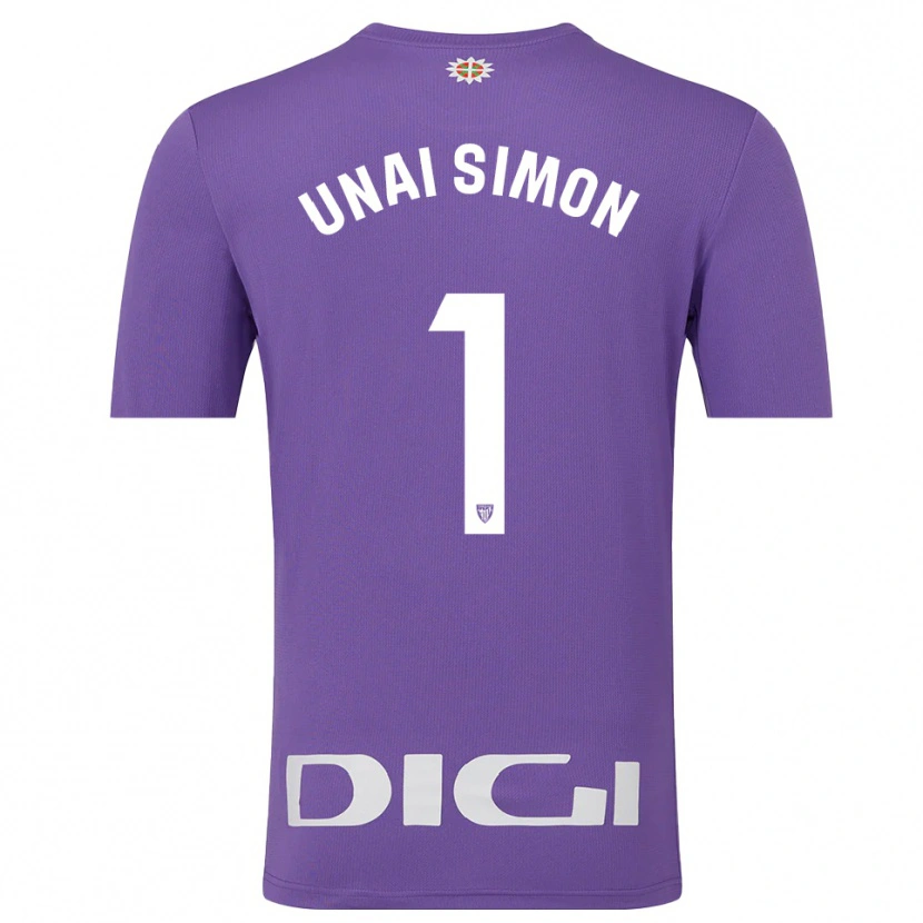 Danxen Damen Unai Simón #1 Trikot Violett Weiß Torwarttrikot 2025/26