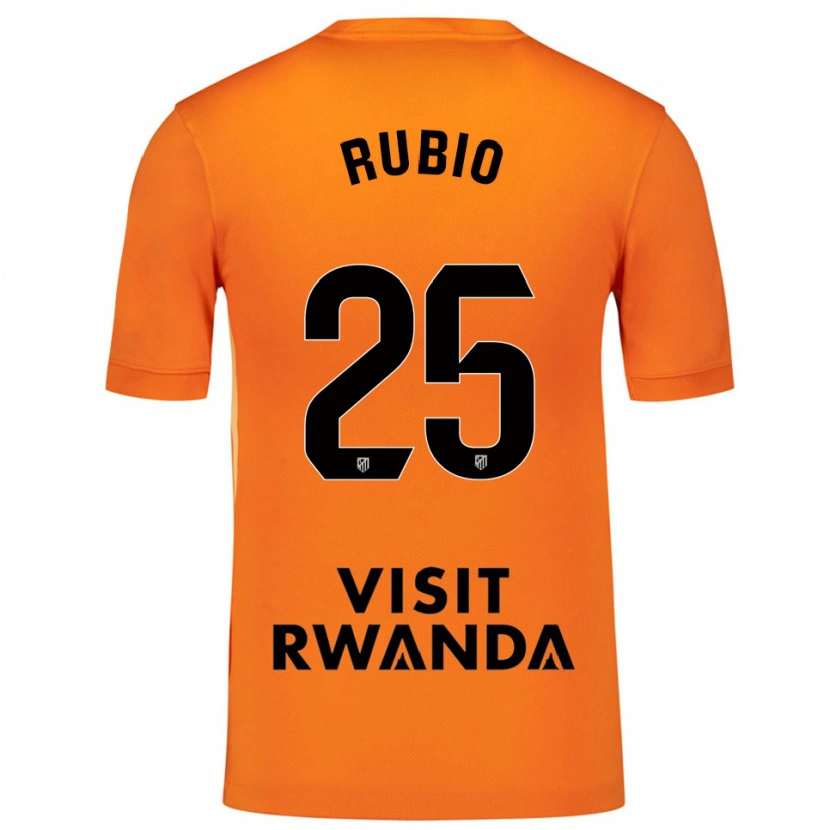 Danxen Damen Daniel Rubio #25 Trikot Orange Schwarz Torwarttrikot 2025/26