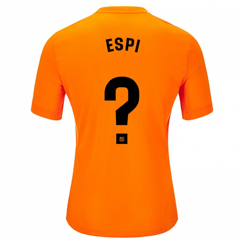 Danxen Damen Pau Espi #0 Trikot Orange Schwarz Torwarttrikot 2025/26