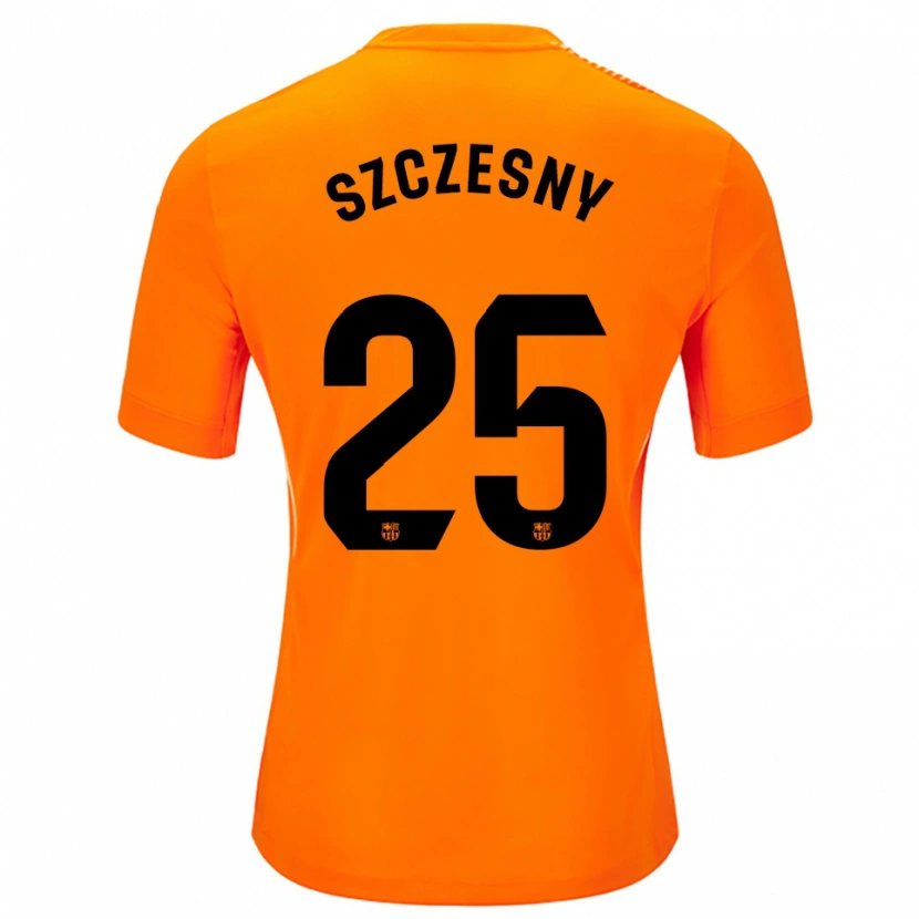 Danxen Damen Wojciech Szczesny #25 Trikot Orange Schwarz Torwarttrikot 2025/26