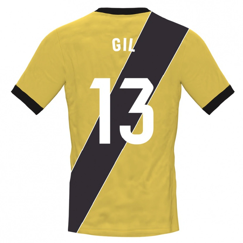 Danxen Damen Juanpe Gil #13 Trikot Gelb Schwarz Torwarttrikot 2025/26