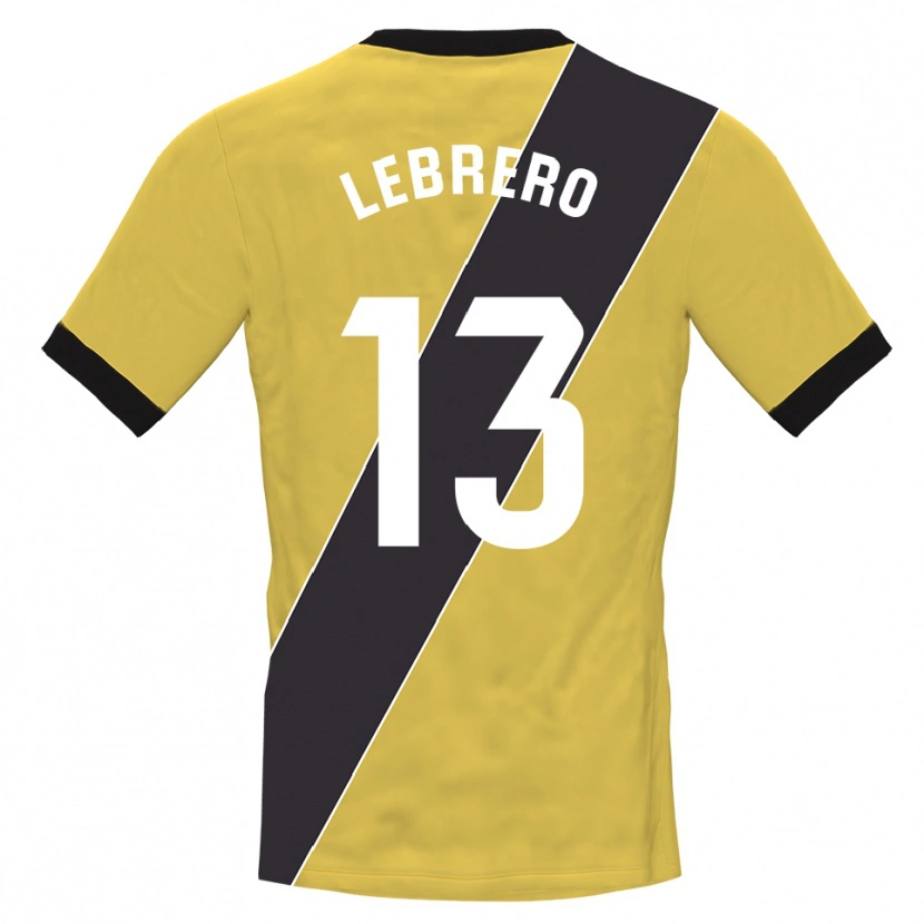 Danxen Damen Lucia Lebrero Rodríguez #13 Trikot Gelb Schwarz Torwarttrikot 2025/26