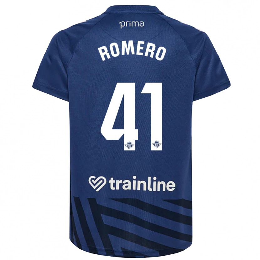 Danxen Damen José Romero #41 Trikot Königsblau Weiß Torwarttrikot 2025/26