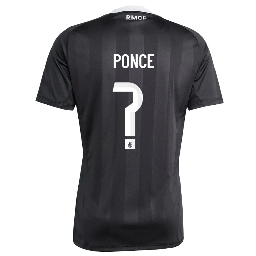 Danxen Damen Guille Ponce #0 Trikot Schwarz Weiß Torwarttrikot 2025/26