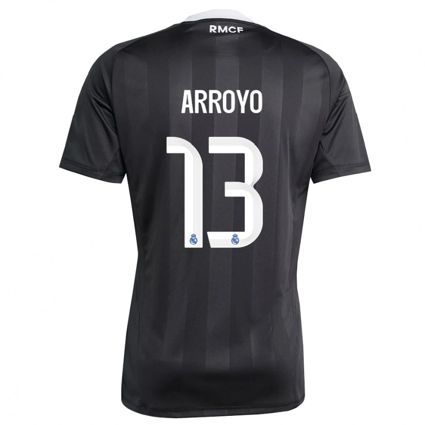 Danxen Damen Diego Arroyo #13 Trikot Schwarz Weiß Torwarttrikot 2025/26
