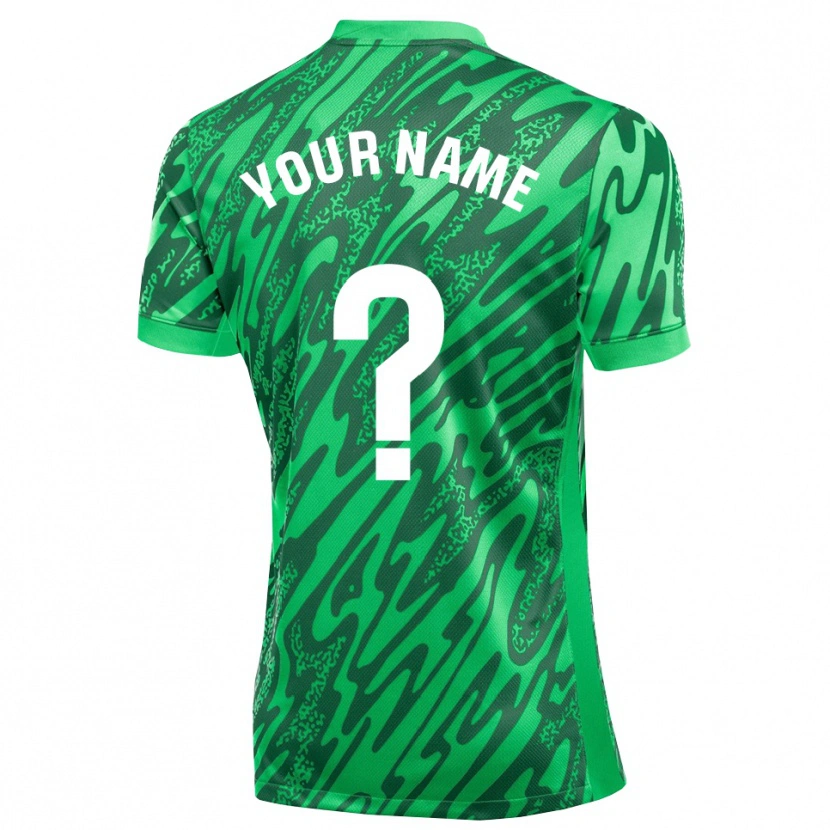 Danxen Damen Elche CF Dunkelgrün Weiß Trikot Torwarttrikot 2025/26