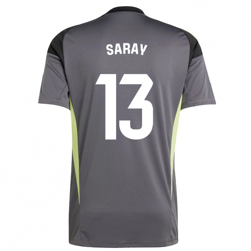 Danxen Damen Saray Vázquez Alonso #13 Trikot Dunkelgrau Schwarz Torwarttrikot 2025/26