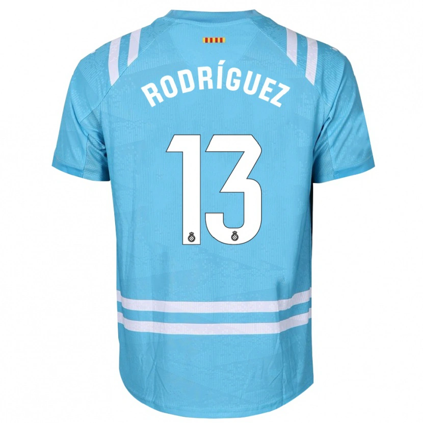 Danxen Damen Joel Rodríguez #13 Trikot Hellblau Weiß Torwarttrikot 2025/26