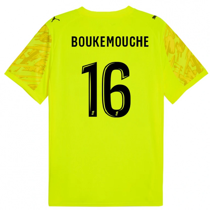 Danxen Damen Amine Boukemouche #16 Trikot Leuchtgrün Schwarz Torwarttrikot 2025/26
