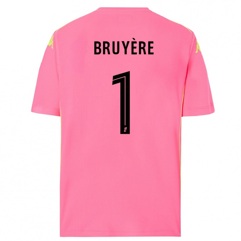 Danxen Damen Théo Bruyère #1 Trikot Knallpink Schwarz Torwarttrikot 2025/26