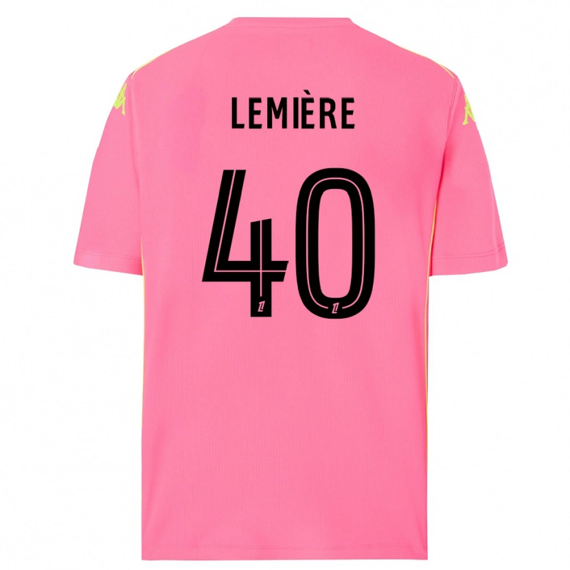 Danxen Damen Pauline Lemière #40 Trikot Knallpink Schwarz Torwarttrikot 2025/26