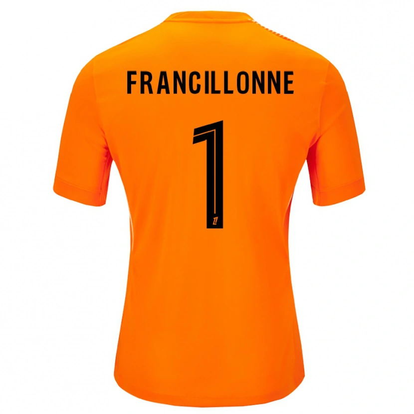 Danxen Damen Bryan Francillonne #1 Trikot Orange Schwarz Torwarttrikot 2025/26