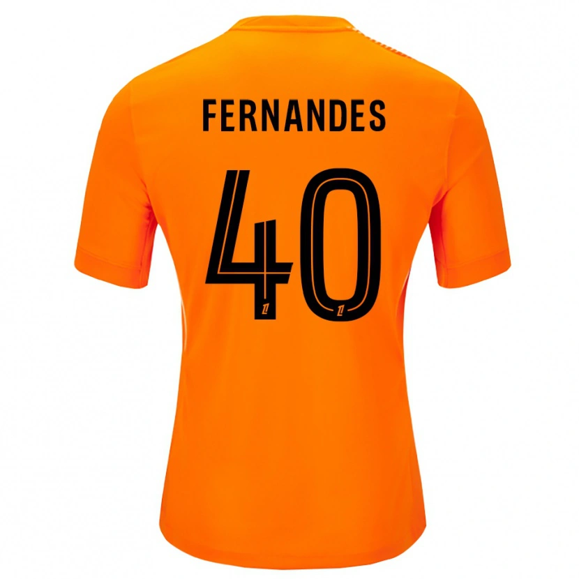 Danxen Damen Alyssa Fernandes #40 Trikot Orange Schwarz Torwarttrikot 2025/26