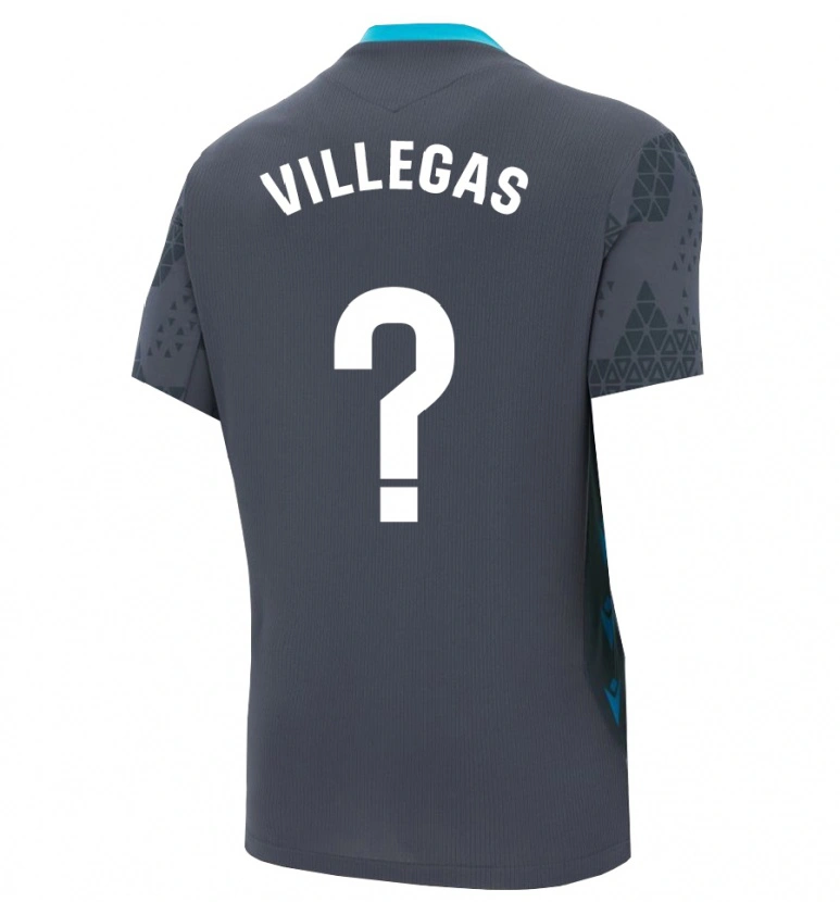 Danxen Damen Sergio Villegas #0 Trikot Dunkelgrau Schwarz Torwarttrikot 2025/26