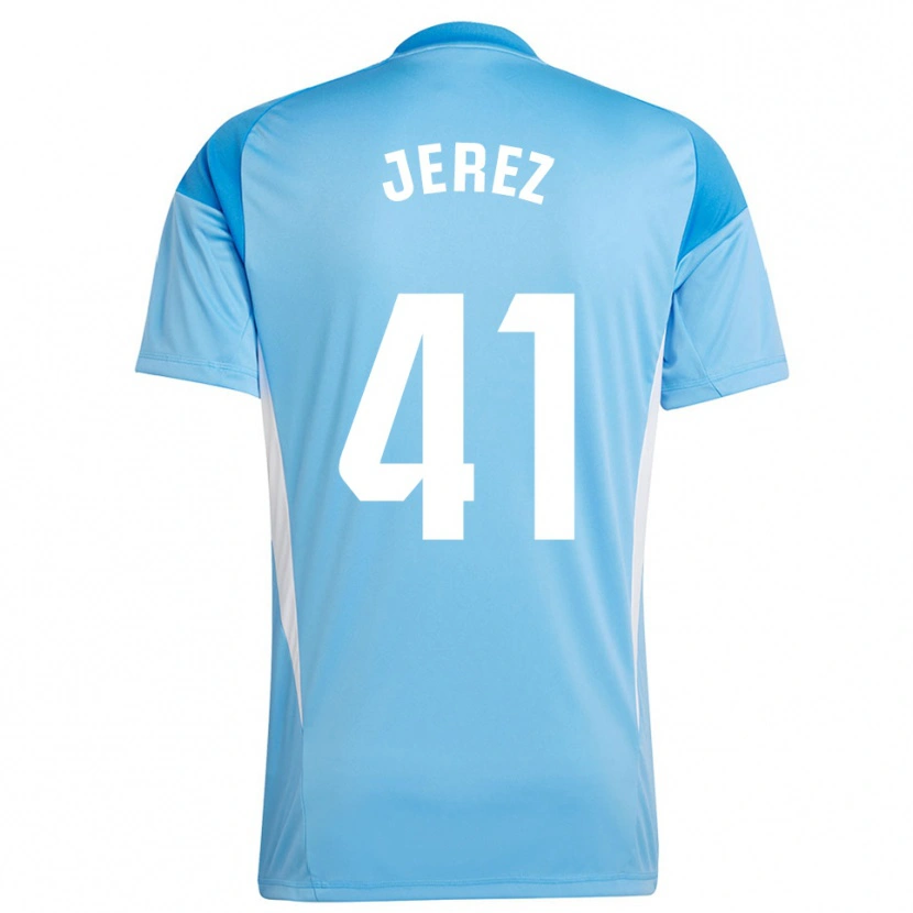 Danxen Damen Adrián Jerez #41 Trikot Himmelblau Weiß Torwarttrikot 2025/26