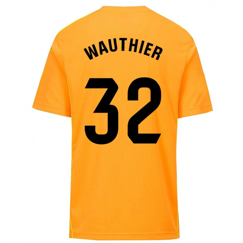 Danxen Damen Hugo Wauthier #32 Trikot Orange Schwarz Torwarttrikot 2025/26