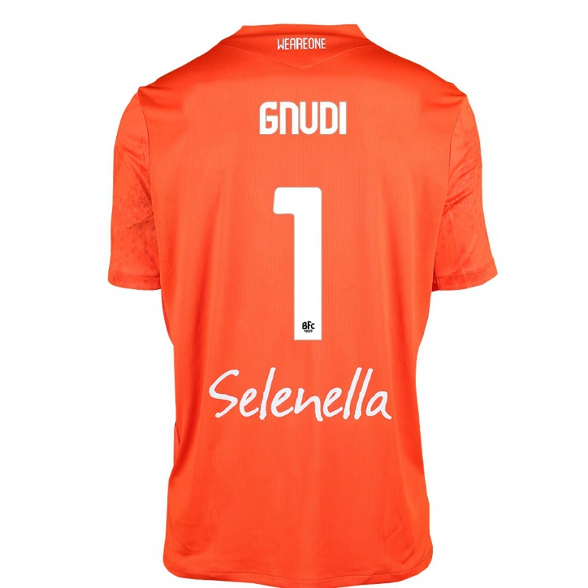 Danxen Damen Riccardo Gnudi #1 Trikot Orange Schwarz Weiß Torwarttrikot 2025/26