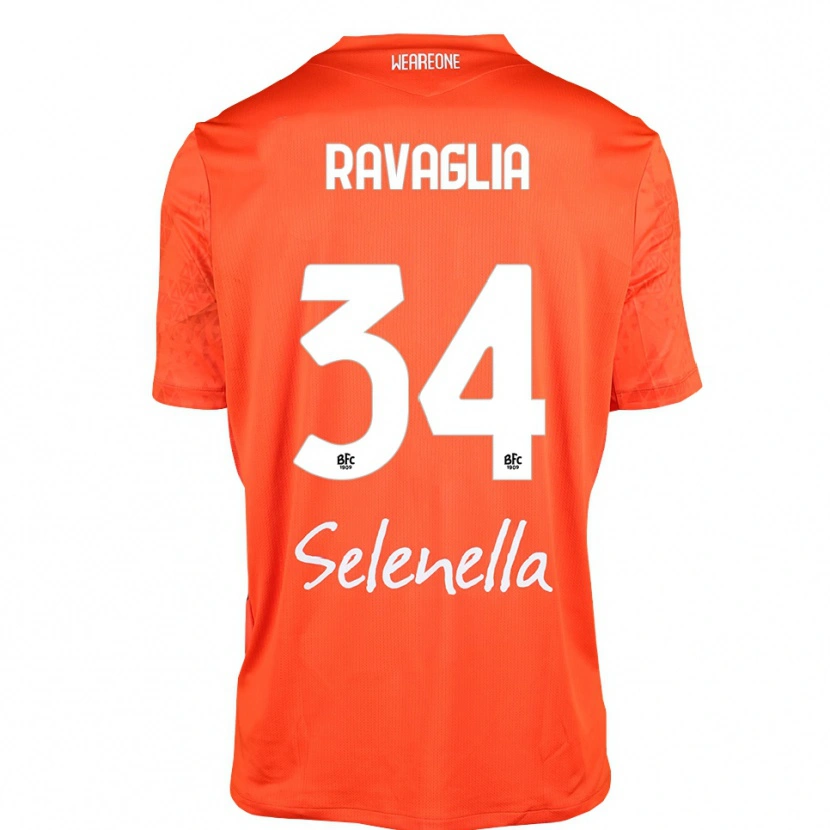 Danxen Damen Federico Ravaglia #34 Trikot Orange Schwarz Weiß Torwarttrikot 2025/26