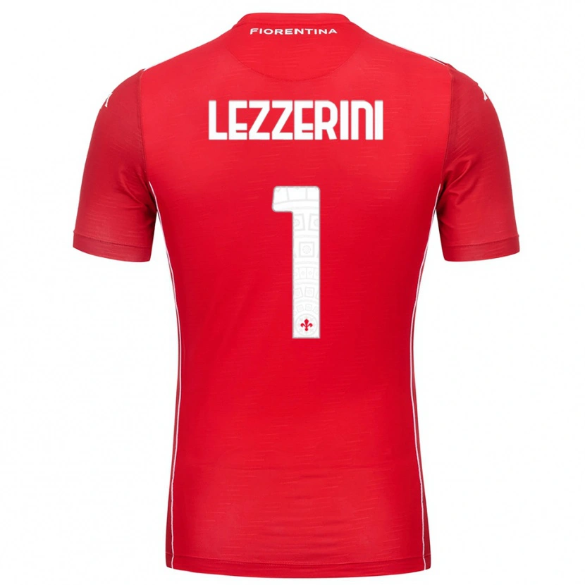 Danxen Damen Luca Lezzerini #1 Trikot Rot Weiß Torwarttrikot 2025/26