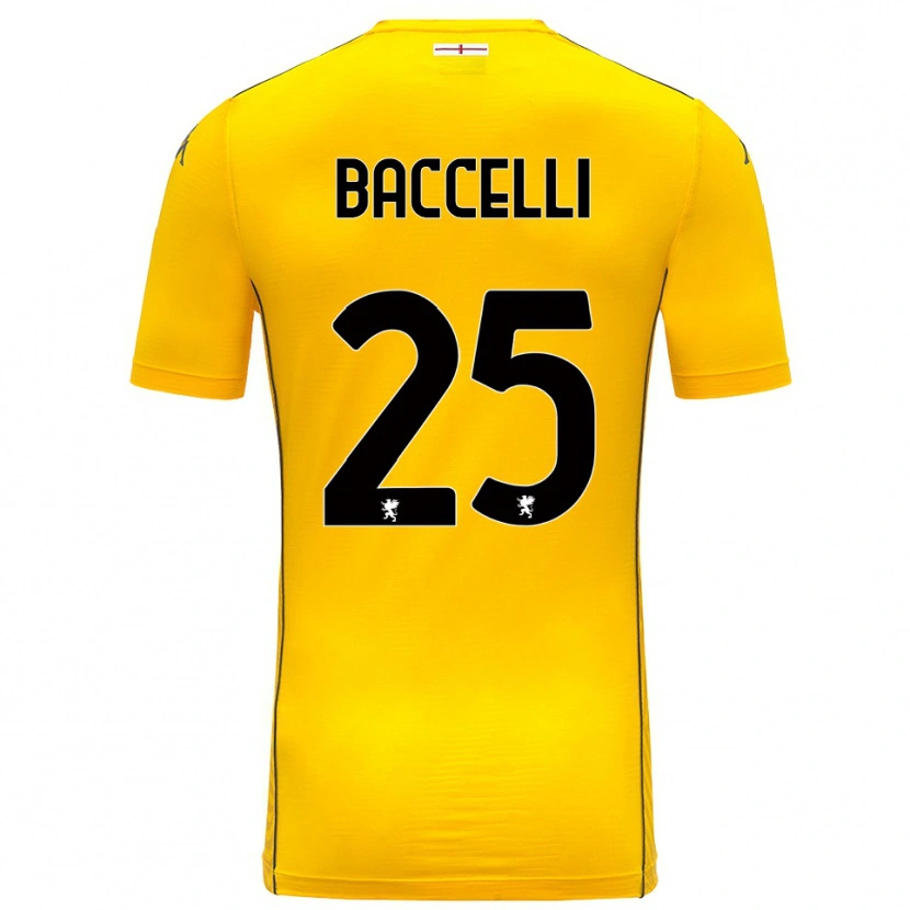 Danxen Damen Pietro Baccelli #25 Trikot Dunkelgelb Schwarz Torwarttrikot 2025/26