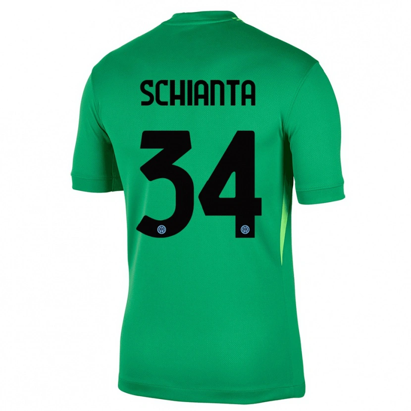 Danxen Damen Valentina Schianta #34 Trikot Hellgrün Schwarz Torwarttrikot 2025/26