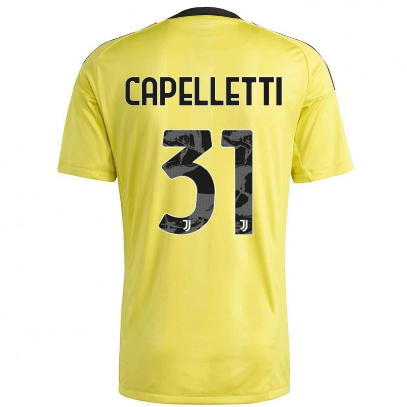 Danxen Damen Alessia Capelletti #31 Trikot Gelb Weiß Torwarttrikot 2025/26