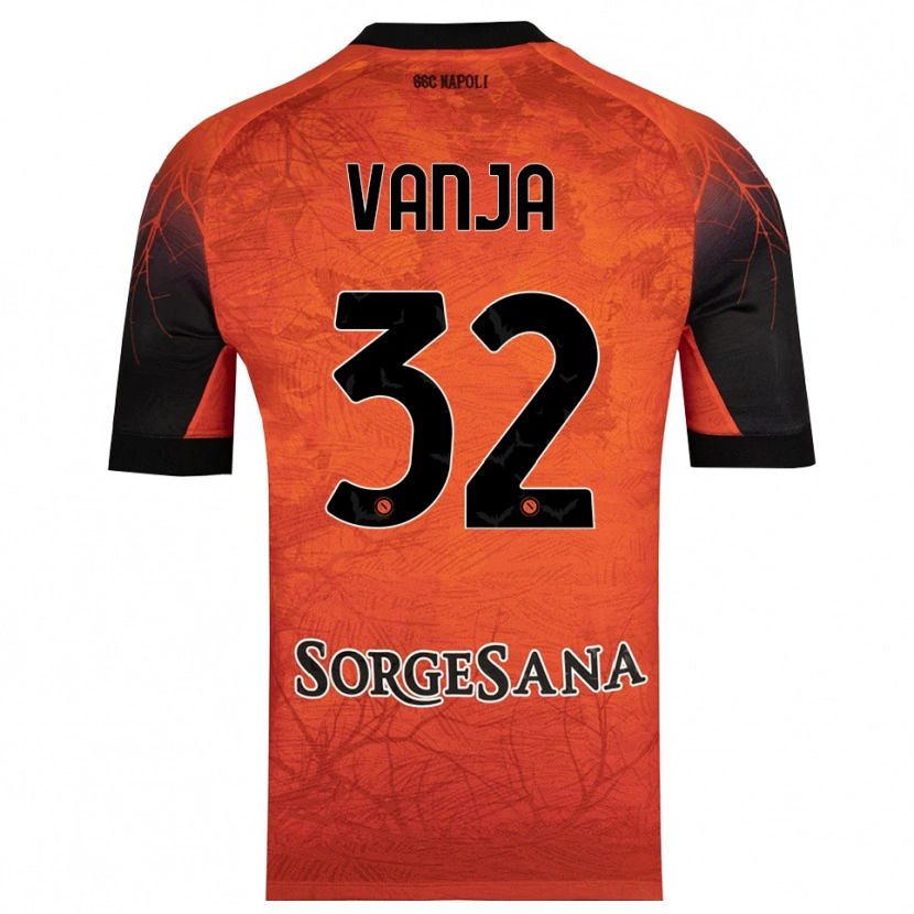 Danxen Damen Vanja Milinković-Savić #32 Trikot Orange Rot Schwarz Torwarttrikot 2025/26