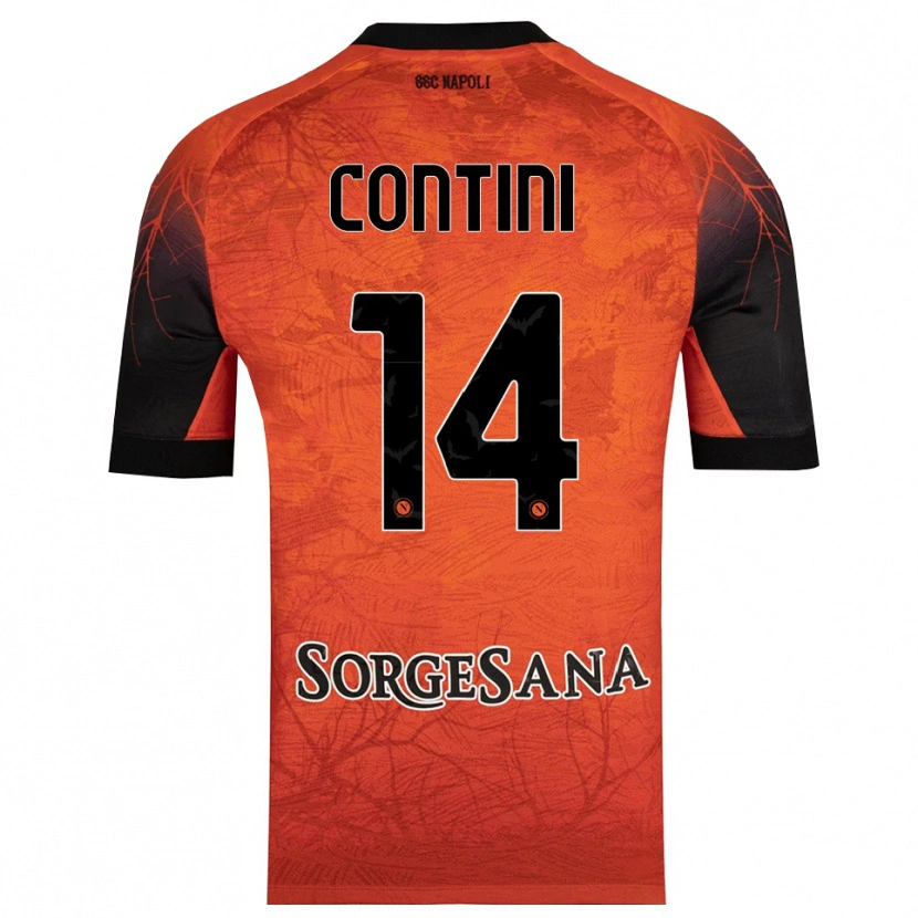 Danxen Damen Nikita Contini #14 Trikot Orange Rot Schwarz Torwarttrikot 2025/26