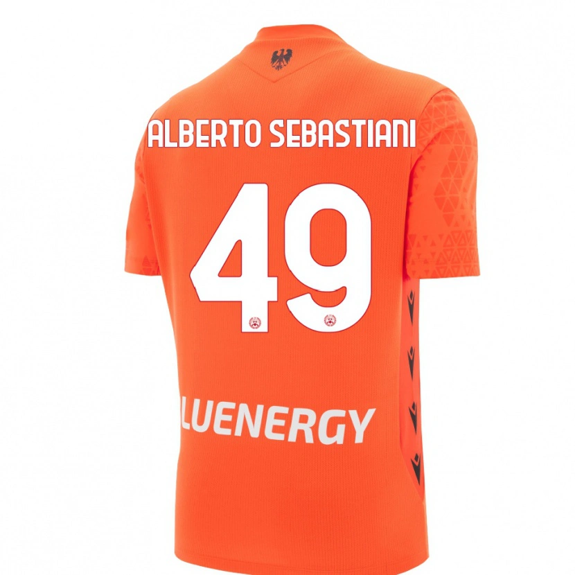 Danxen Damen José Alberto Sebastiani #49 Trikot Orange Rot Schwarz Torwarttrikot 2025/26