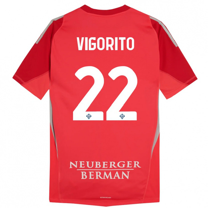 Danxen Damen Mauro Vigorito #22 Trikot Rot Grau Torwarttrikot 2025/26