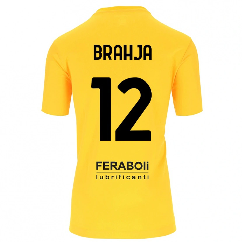 Danxen Damen Thomas Brahja #12 Trikot Gelb Schwarz Torwarttrikot 2025/26