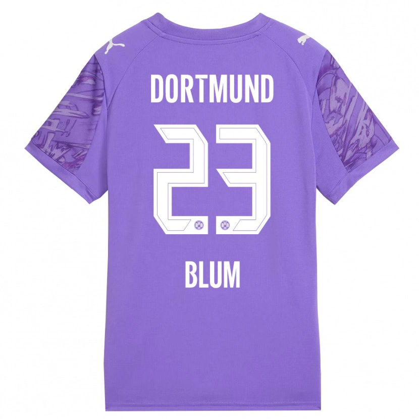 Danxen Damen Caroline Blum #23 Trikot Flieder Weiß Torwarttrikot 2025/26