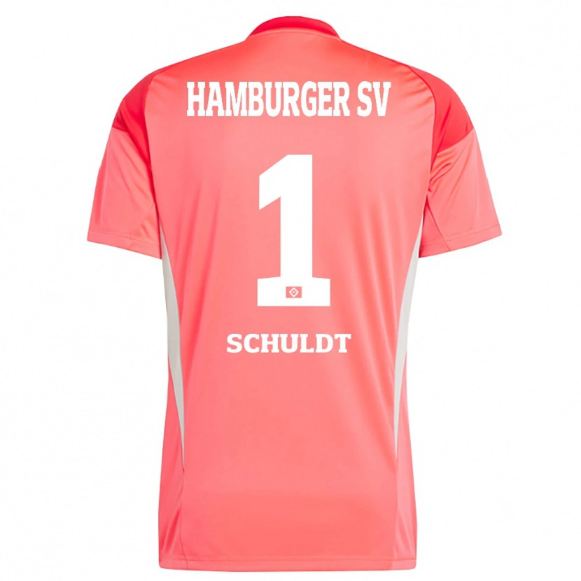 Danxen Damen Inga Schuldt #1 Trikot Rot Orange Torwarttrikot 2025/26