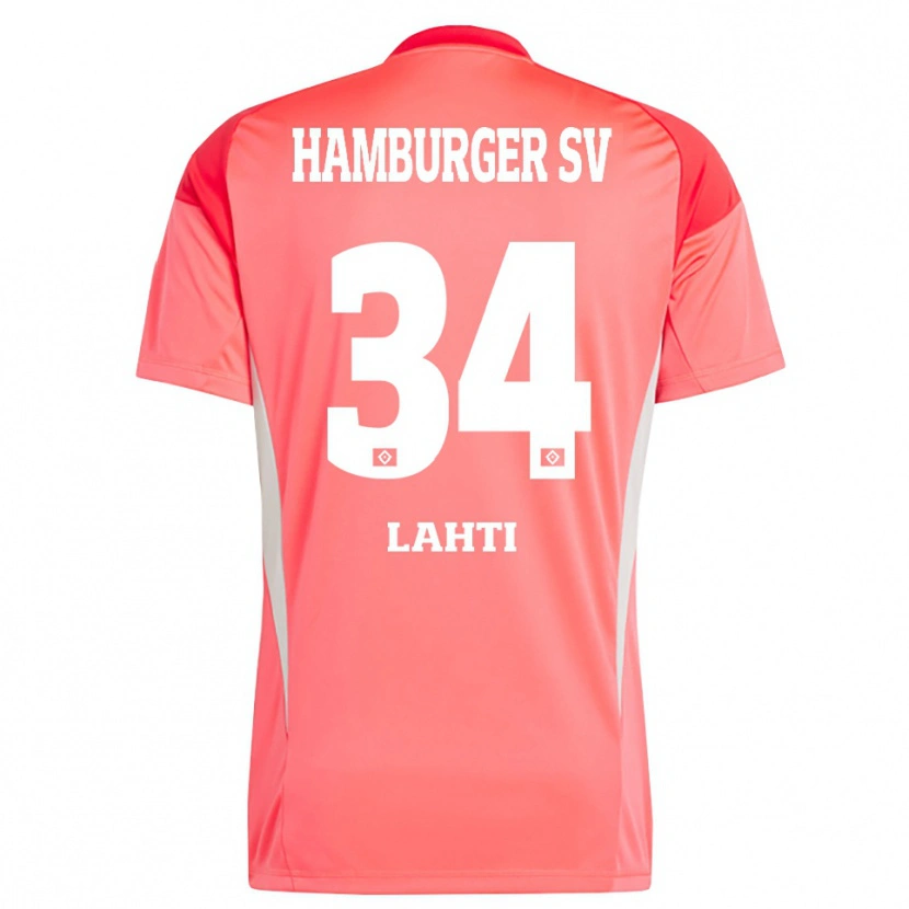 Danxen Damen Elias Lahti #34 Trikot Rot Orange Torwarttrikot 2025/26